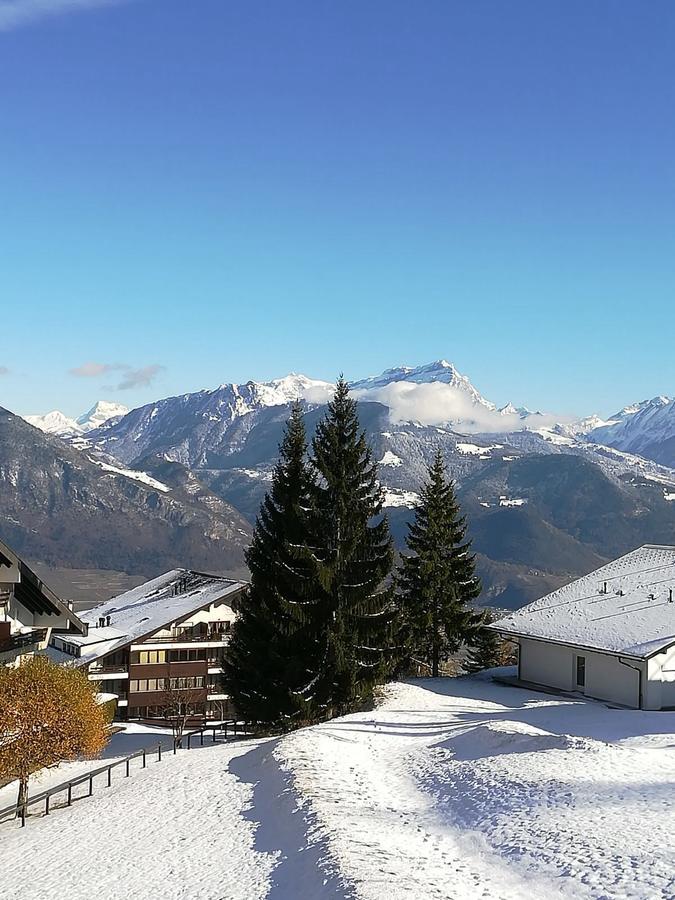 Romantic Chalet-Style Flat With Mountain View Torgon ภายนอก รูปภาพ