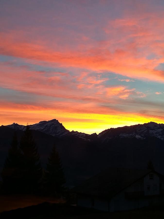 Romantic Chalet-Style Flat With Mountain View Torgon ภายนอก รูปภาพ